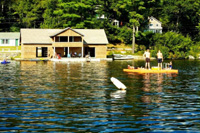 Twin Lake Village - all inclusive new hampshire waterfront lakefront resort lodging hotel inn new london nh